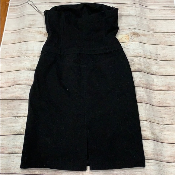 Black J Crew Strapless Dress - Picture 4 of 5